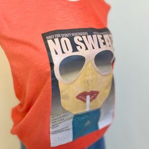 Vintage Stella McCartney for adidas "No Sweat" Graphic Top – Y2K Athleisure Icon